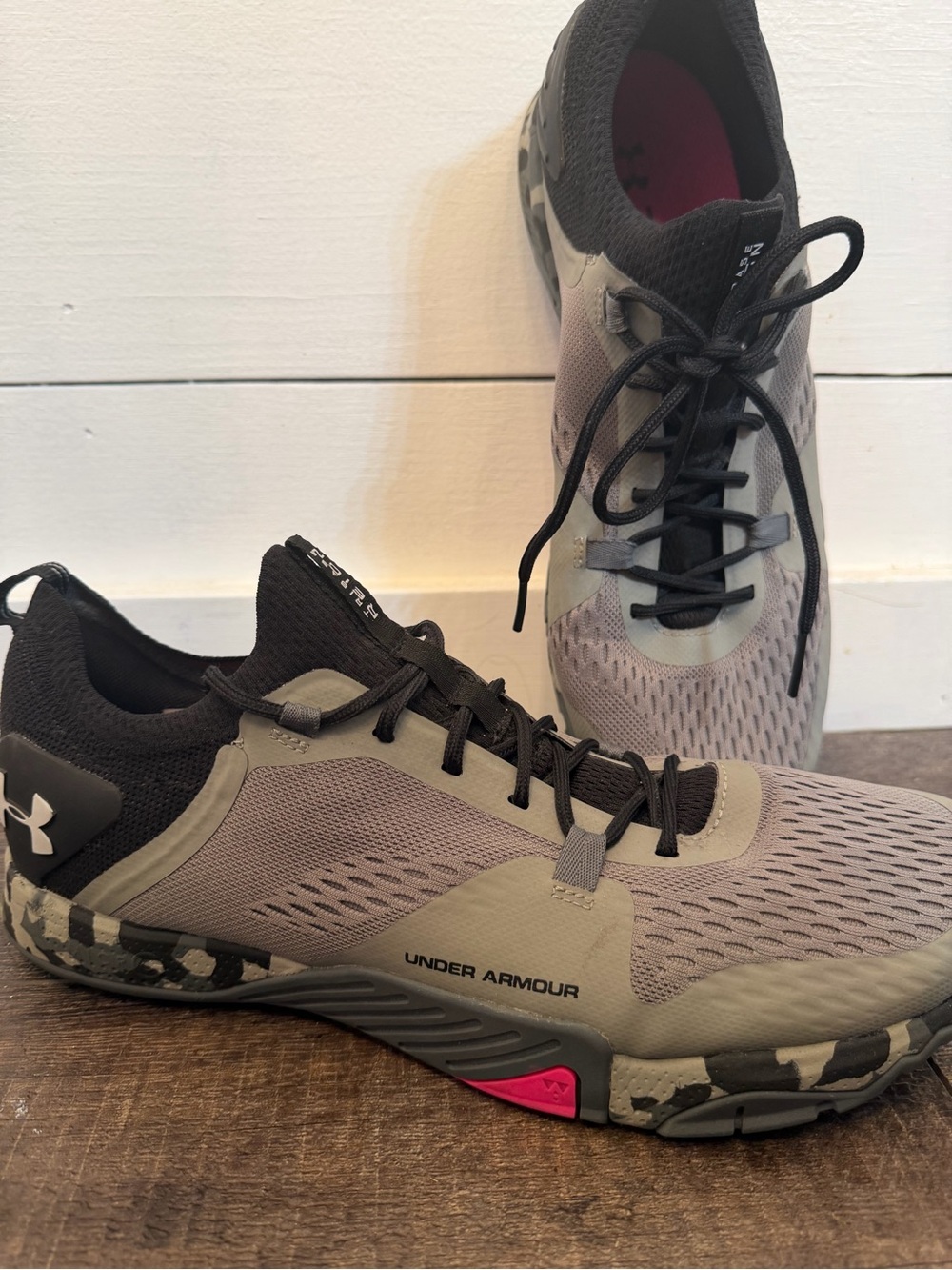 Under Armour TriBase Reign 2 Gravity Green Camo Training Shoes Men’s 11
